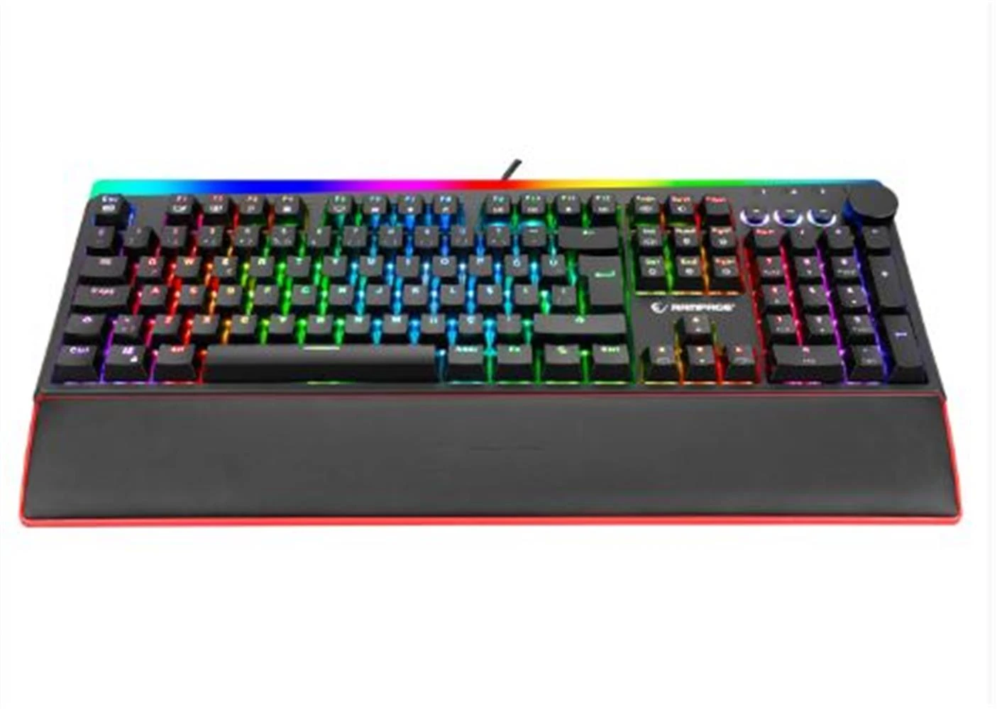 Rampage KB-R97 X-TRACER Siyah RGB Aydınlatmalı Red SwitchGaming Oyuncu Mekanik Klavye