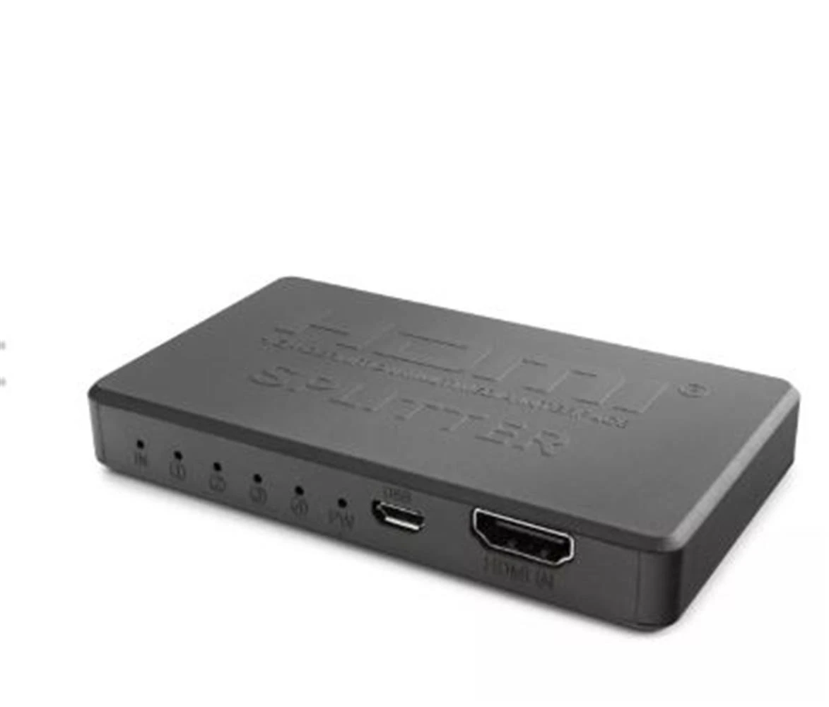 Hadron Hdx1372 Hdmi Splitter 4Port 4K-20 With Usb Power Cable