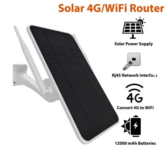 Apronx APX-SR406 Wireless 4G Solar Modem 6w (8 Kullanıcı) 12000mAh