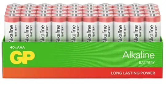 GP G-Tech LR6 AA Boy Red Alkalin Kalem Pil 40'lı Paket GP15ARETA21-2GST40