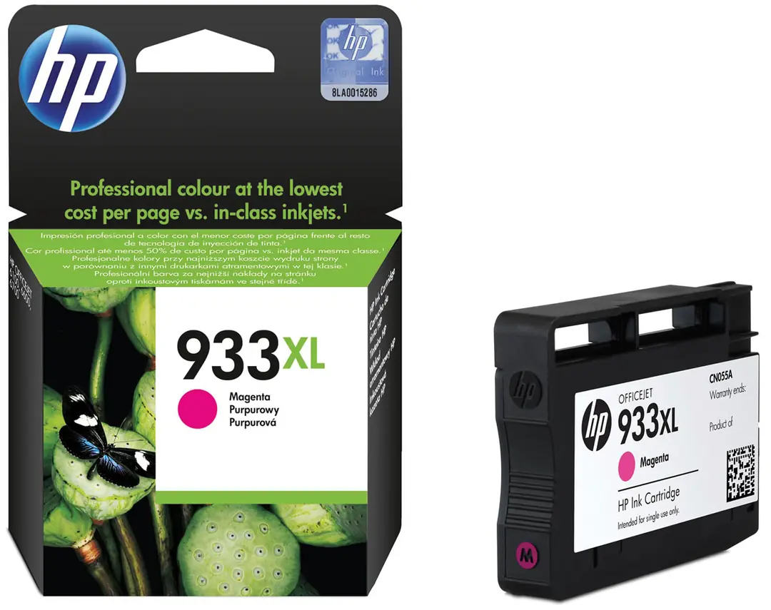 HP 933XL Magenta Kırmızı Yüksek Kapasite Kartuş CN055AE