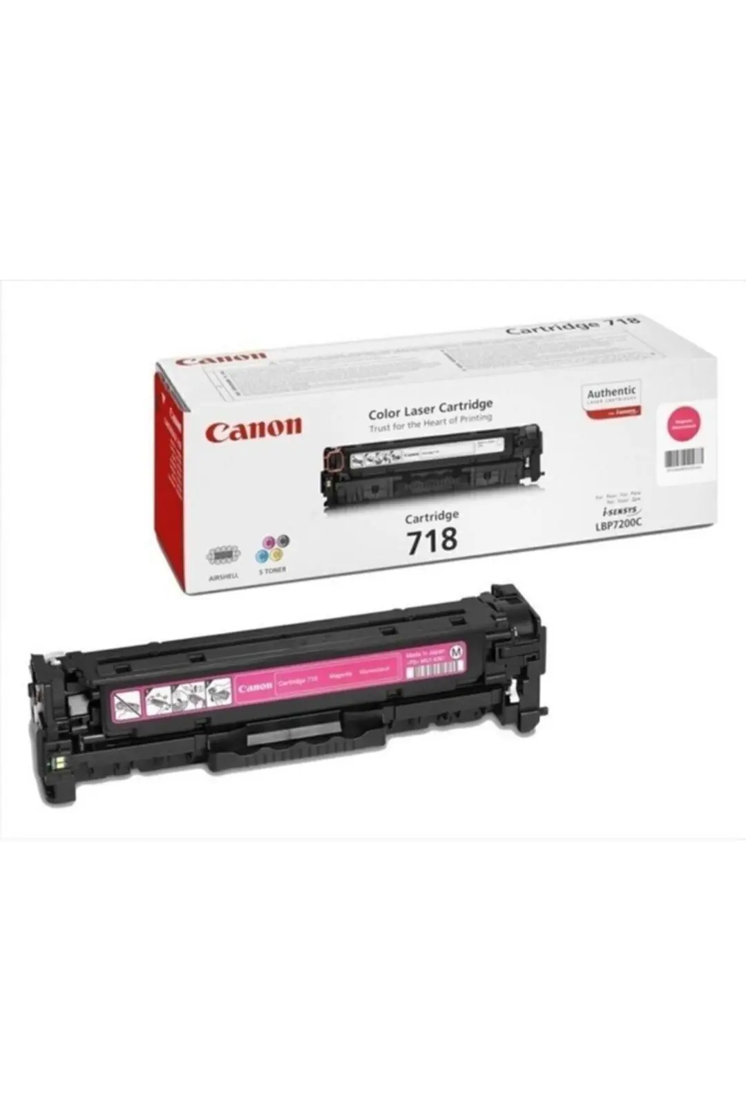 Crg-718m Kırmızı Orjinal Toner - Lbp 7200/mf8330c/mf8350c 2.500 Sayfa