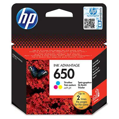 HP 650 Color Renkli Kartuş CZ102AE