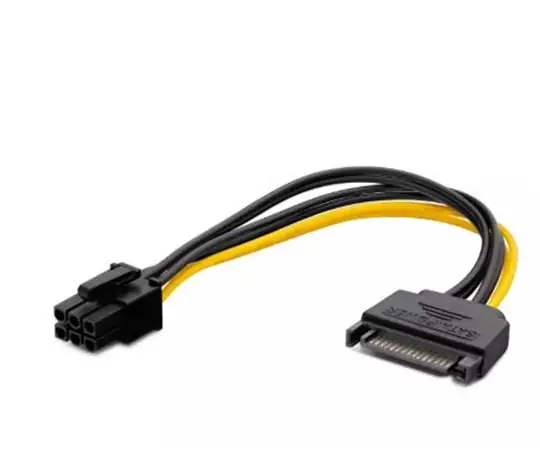 Hadron Hdx5535 Sata Power Kablo Dökme Siyah