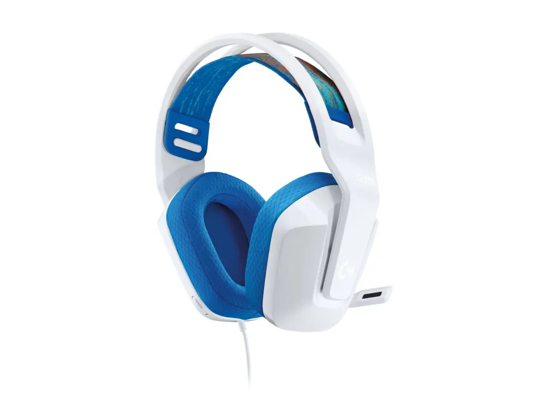 Logitech 981-001018 G335 Beyaz Mavi Mikrofonlu Gaming (Oyuncu) Kulaklık