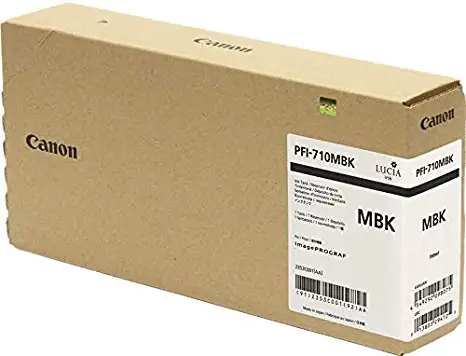 Canon PFI-710MBK Matte Black Mat Siyah Plotter Kartuş