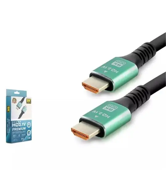 HADRON HDX2044 HDMI (M) T0 HDMI (M) KABLO PVC 8K 60HZ 2.1V 1.5M SİYAH