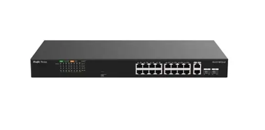 Ruijie-Reyee RG-ES118FGS-LP 16 Port POE+ 2 Port 10-100-1000 Mbps + 2 Port SFP 120W