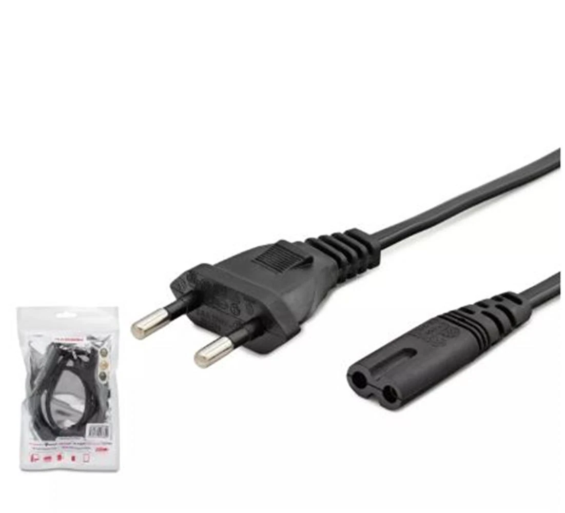 HADRON HDX5566 TEYP POWER KABLO 1.5MT 42PIN 1MM UZUN SOKET AMBALAJLI  SİYAH