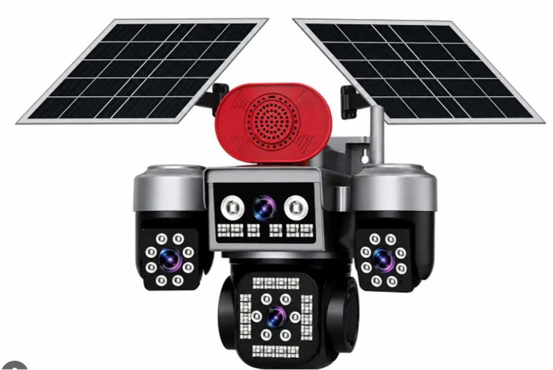 Apronx APX-WSP465 12Mp AOV 4G + 2 Solar Panel Dört Kameralı  PTZ