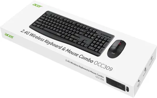 ACER OCC309 BK Kablosuz Klavye+ Mouse set