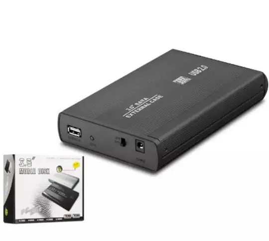 HADRON HDX1753 HDD KUTUSU USB2.0 METAL SATA 3.5" SİYAH