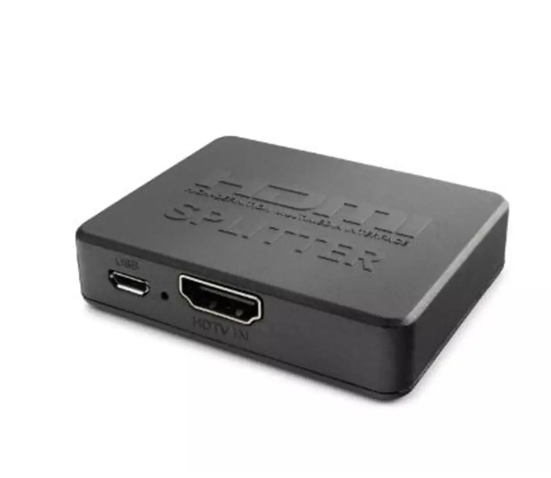 Hadron Hdx1371 2Port Splitter 4K-20 With Usb Power Cable