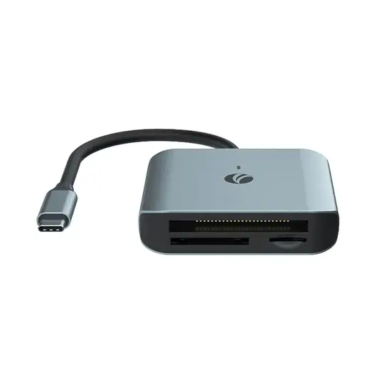 Vcom CUE602s Type-C to CF Express SD microSD Kart Okuyucu