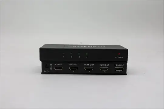Vcom DD444 1-4 Port 1.4V 4k@30hz Metal Hdmi Splitter