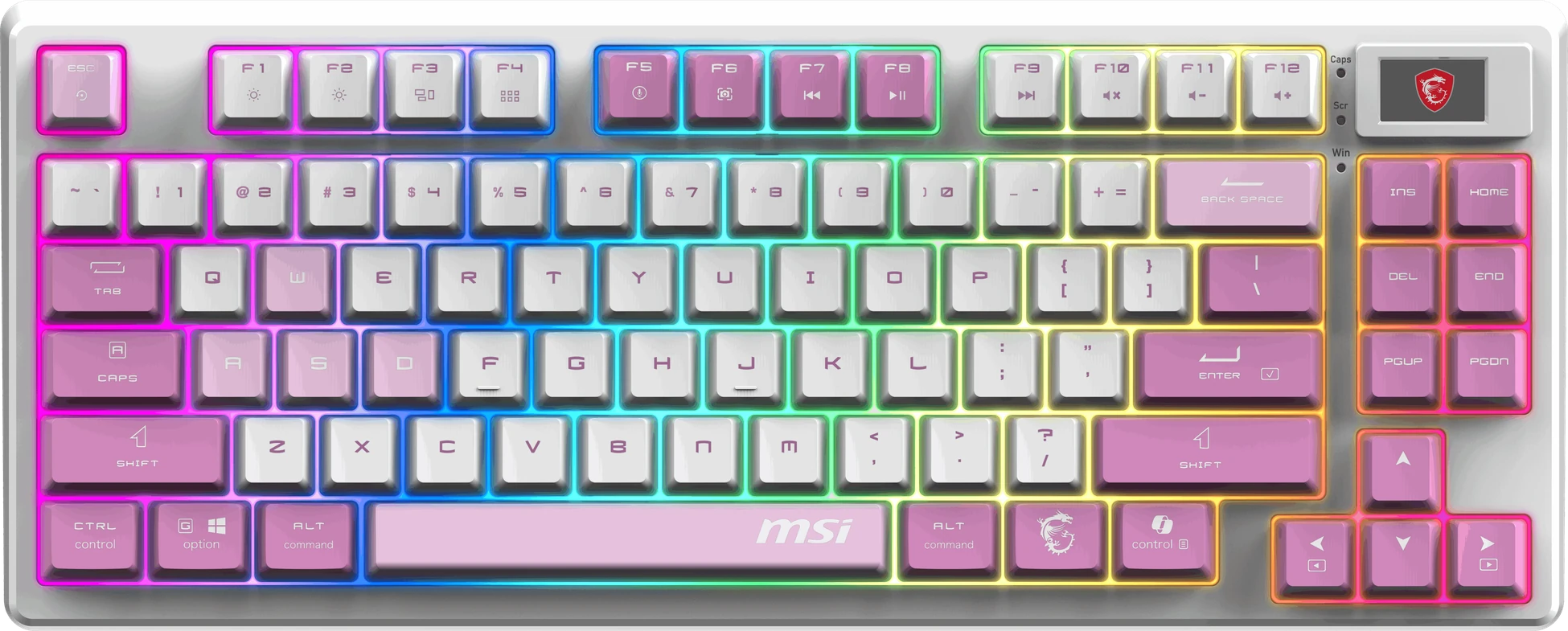 MSI GG FORGE GK600 TKL W VIOLET TR