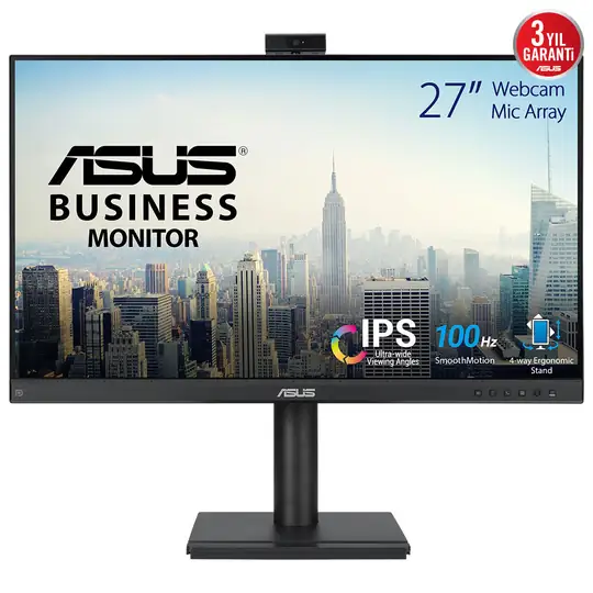ASUS KURUMSAL BE279QFK 27 IPS WEBCAM  19