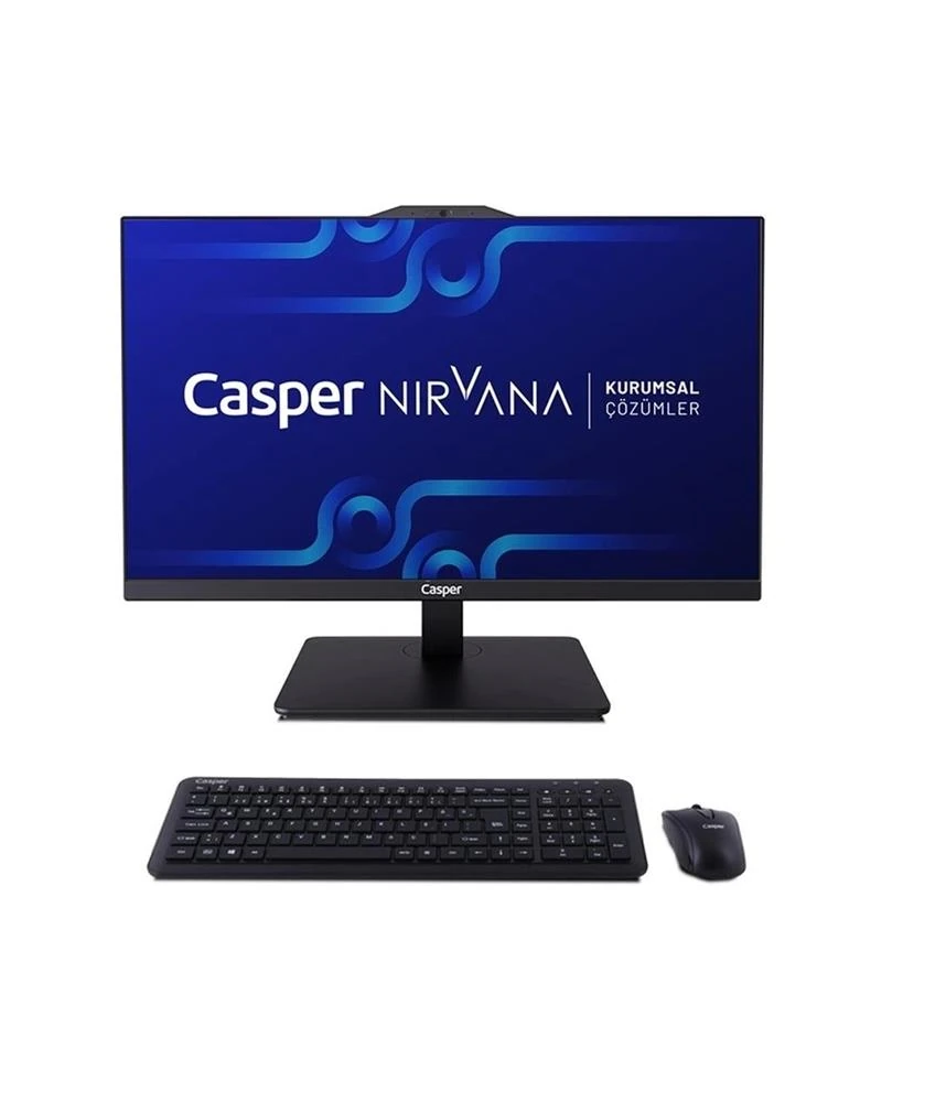 Casper Nirvana A90.1362-BE00X-V-S Siyah i7 13620H 16GB RAM 480GB 23.8" FreeDOS Pivot All In One