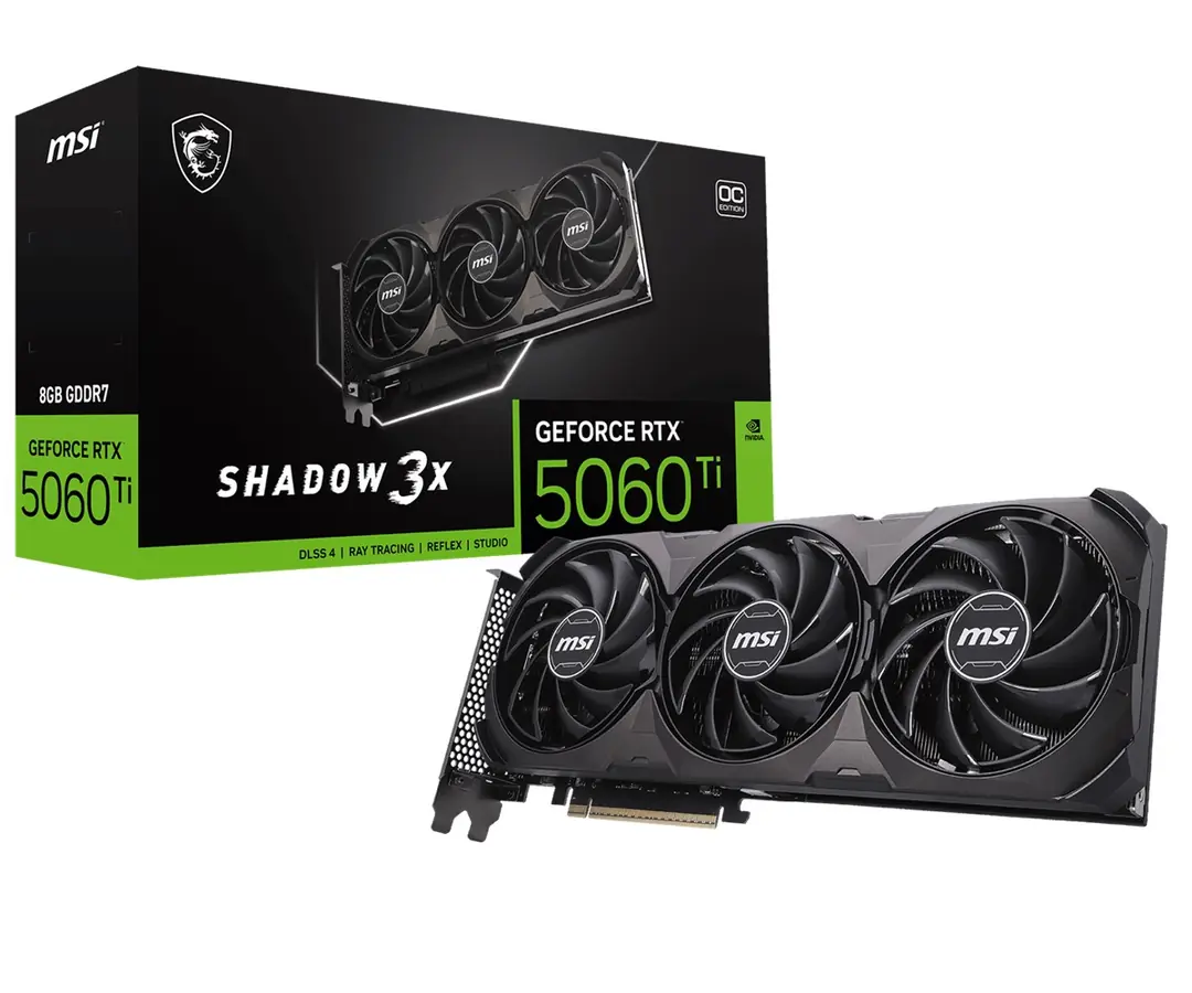 MSI VGA RTX 5060 TI 8G SHADOW 3X OC CLSC