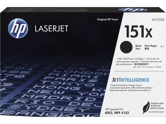 HP 151X Black Siyah 9.700 Sayfa  Yazıcı Toneri W1510X