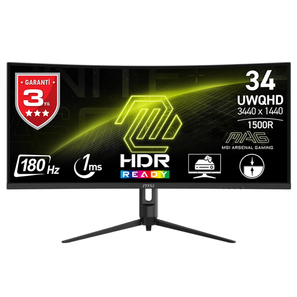 34 MSI MAG 342CQR E2 MONITOR