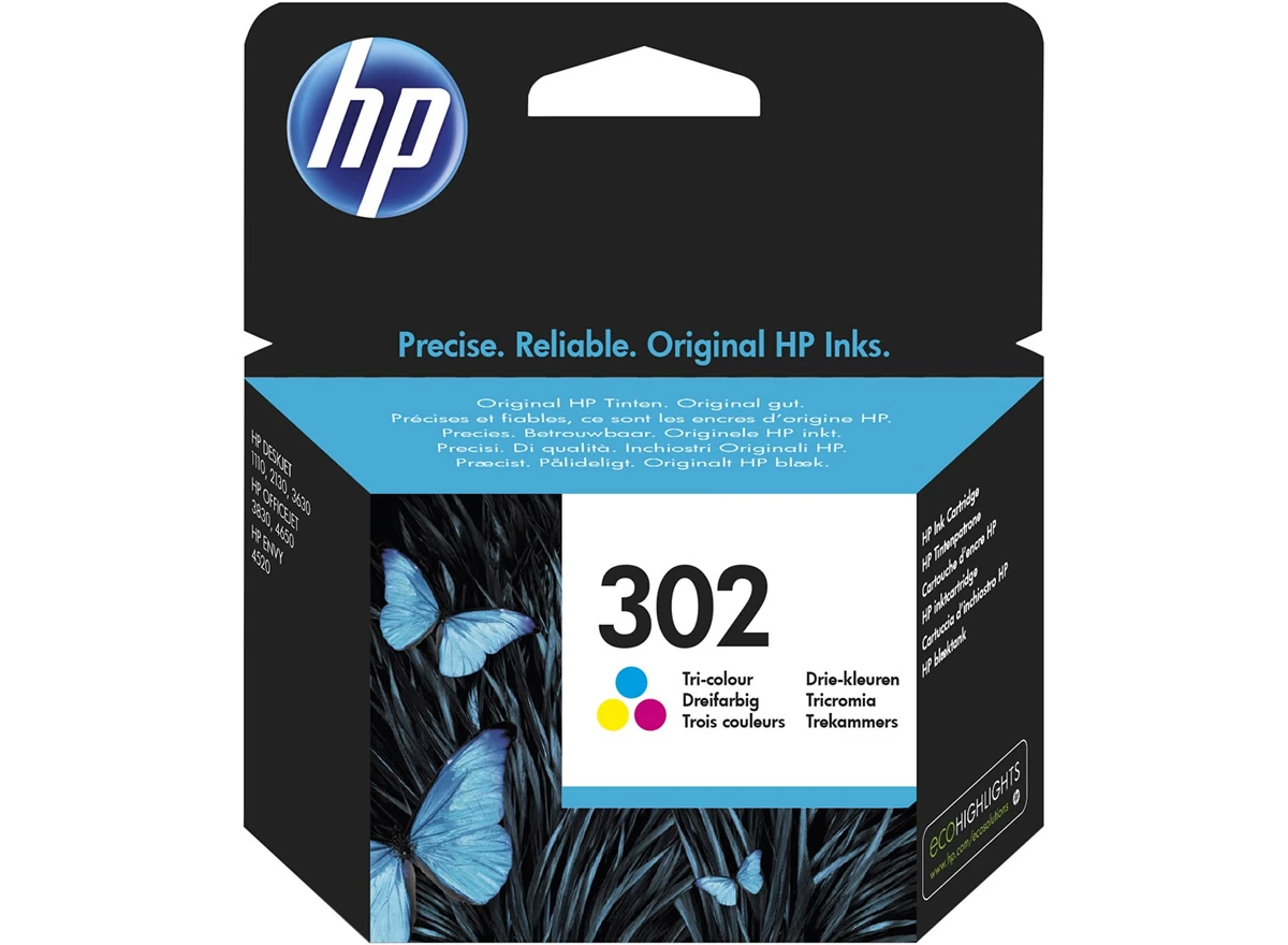 HP F6U65AE (302) UC RENKLI KARTUS
