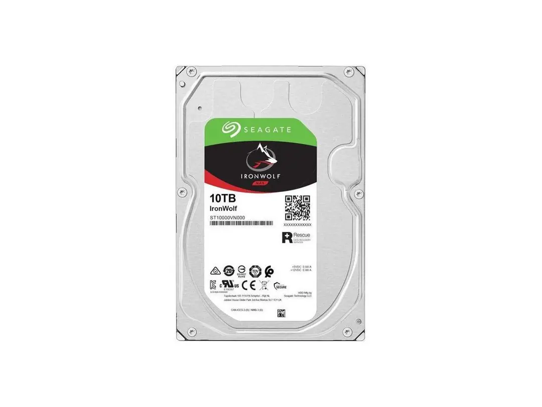 Seagate 10TB Ironwolf ST10000VN000 3.5" 256MB 7200 Rpm Nas Disk Harddisk (Koyuncu Distribitör Ürünü)