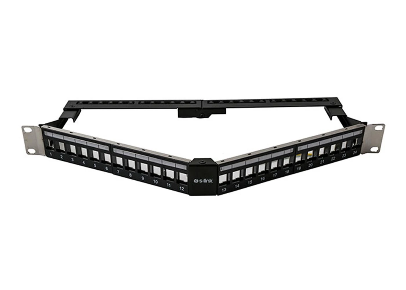 S-link SL-P626 24lü Kolay Kullanımlı, FTP Boş V Şeklinde Patch Panel