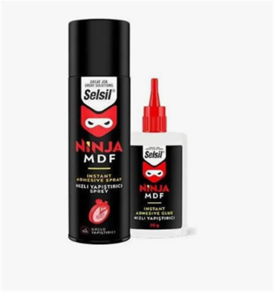 Selsil 200ml 50gr Hızlı Yapıştırıcı Ninja Mdf