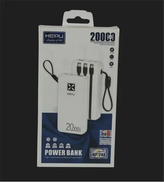 Hepu HP-246 20.000mAh Type-C,Lightining,Usb Powerbank