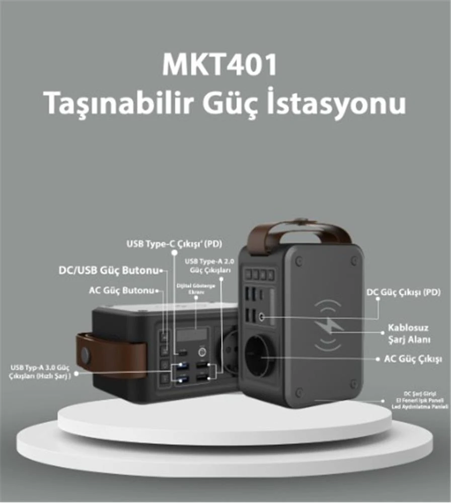 Makim MKT401 TAŞINABİLİR GÜÇ İSTASYONU