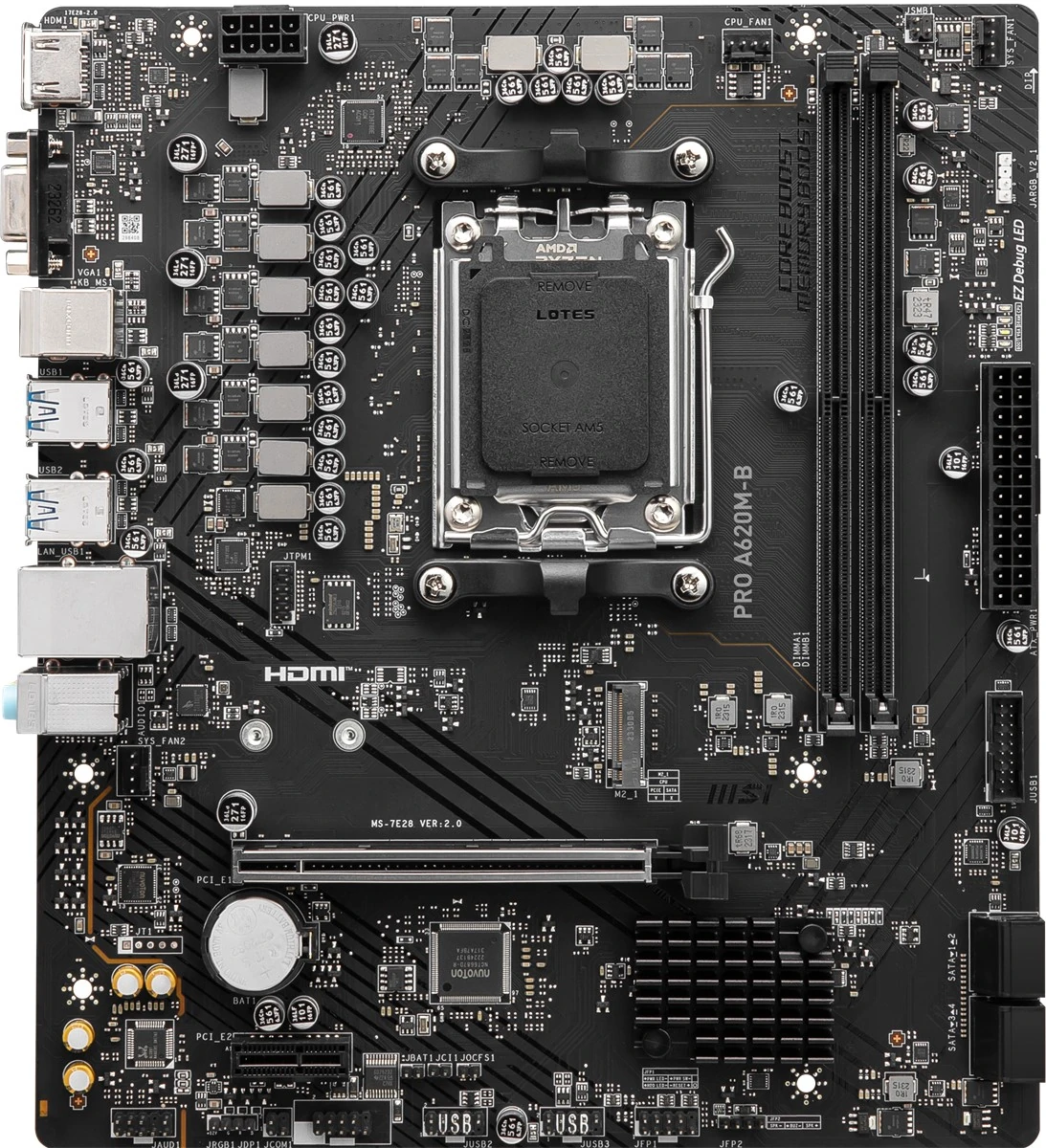 MSI MB PRO A620M-B