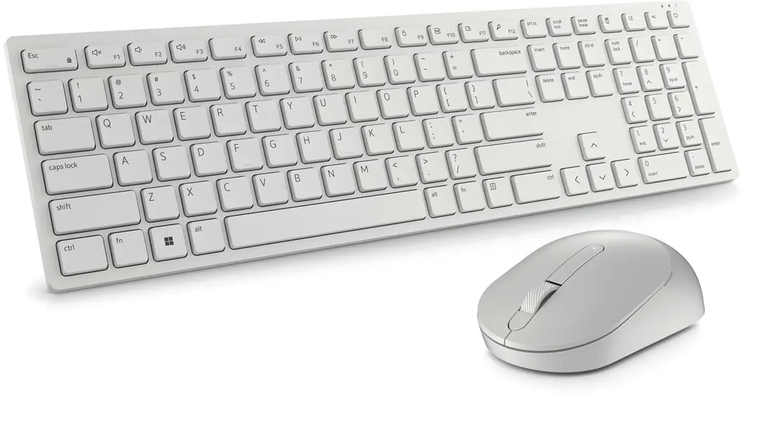 DELL KEYBOARD MOUSE KM5221W Q TR WHITE