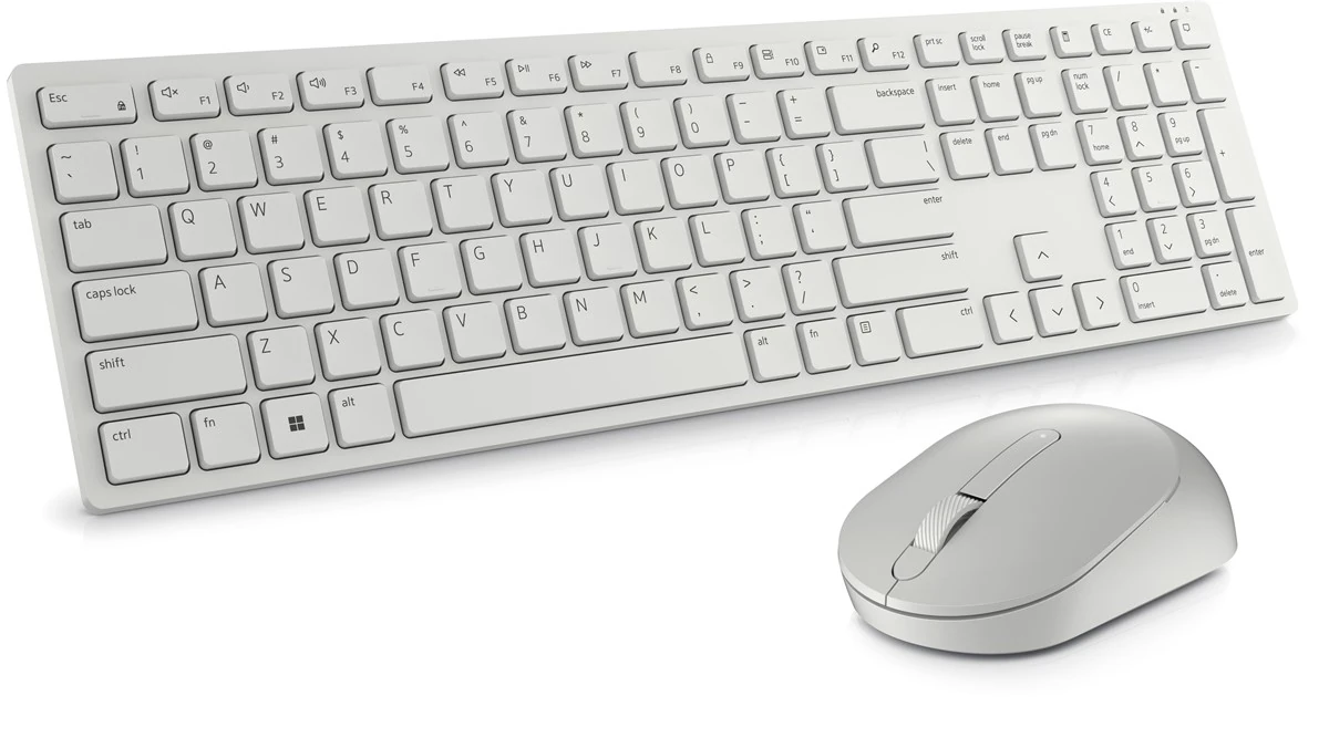 DELL KEYBOARD MOUSE KM5221W Q TR WHITE