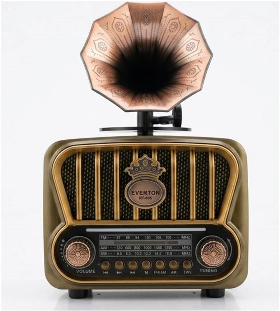 Everton RT-605 Şarjlı,  Nostaljik Radyo( Bluetooth-USB-SD-FM)