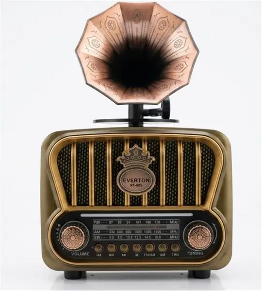 Everton RT-605 Şarjlı,  Nostaljik Radyo( Bluetooth-USB-SD-FM)