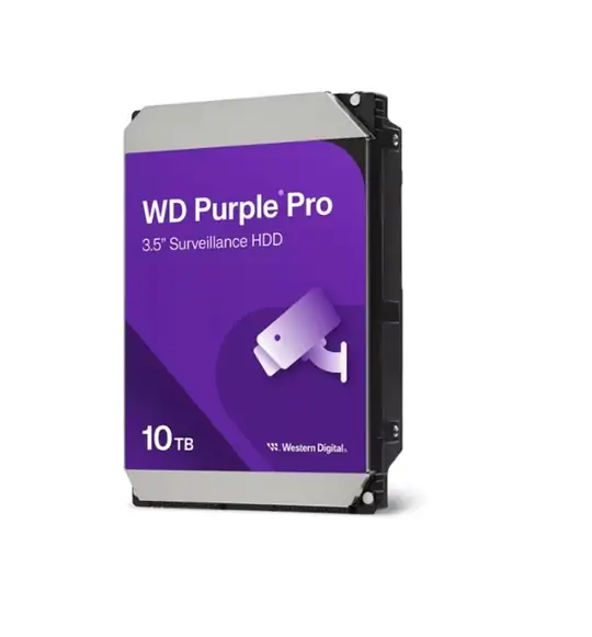 Wd 10TB Purple Pro 512MB 7200RPM WD102PURP Harddisk (Resmi Distribitör Ürünü)