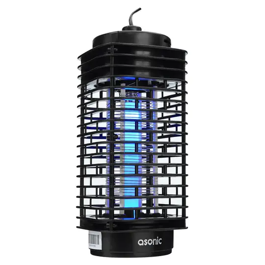 Asonic S23 PRO Kokusuz Taşınabilir LED Mavi Işıklı Sinek Öldürücü Siyah 3W Açılabilen Alt Kapak