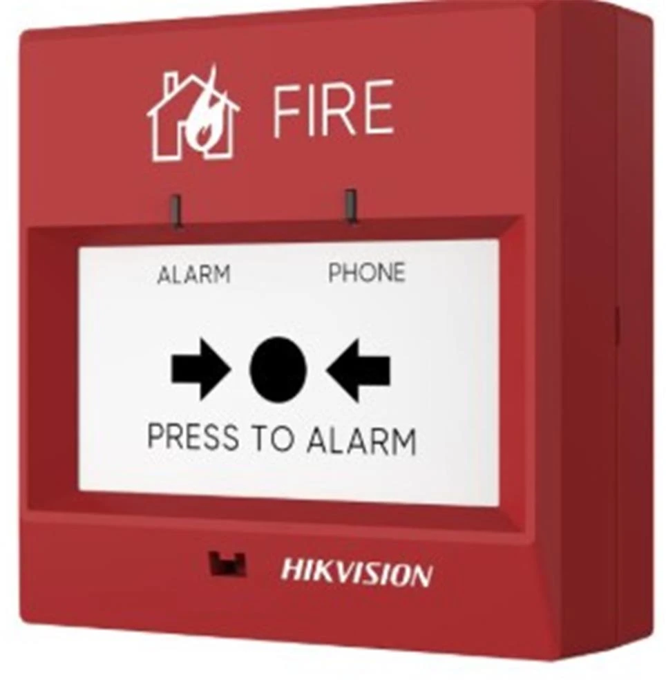 Hikvision HF-CMP1 Konvansiyonel Yangın Alarm Butonu,Tekrar Kurulabilir
