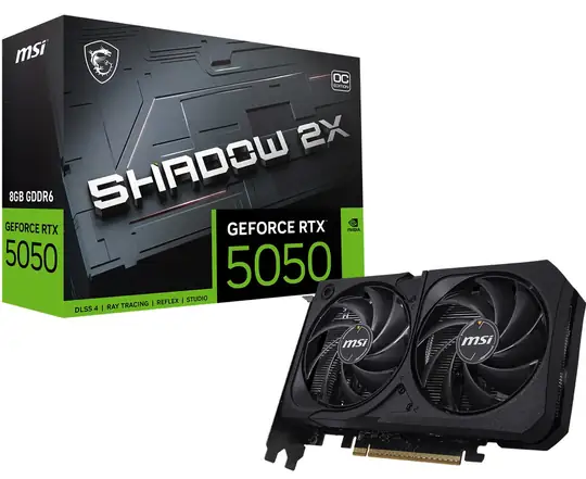 Msi VGA Geforce Rtx 5050 8g Shadow 2x Oc Rtx5050 8gb G Geforce Rtx™ 5050 8 Gb Ekran Kartı