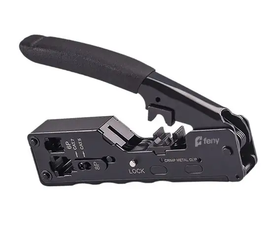 Feny FN-PEN12  RJ11-RJ12-RJ45-CAT5E-CAT6-CAT7 Yeni Nesil Network Kablo Sıkma Ve Soyma Pensesi