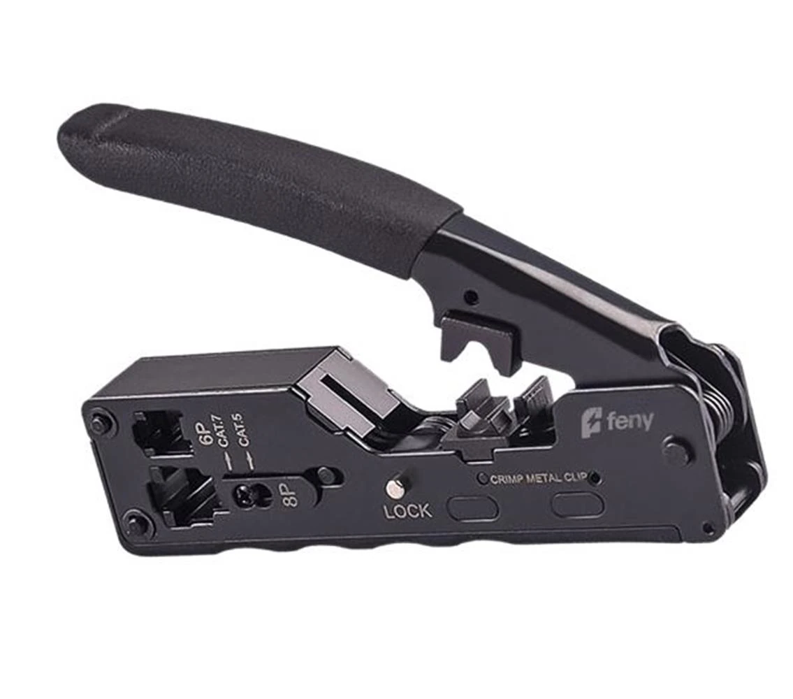 Feny FN-PEN10  RJ11-RJ12-RJ45-CAT5E-CAT6-CAT7 Yeni Nesil Network Kablo Sıkma Ve Soyma Pensesi