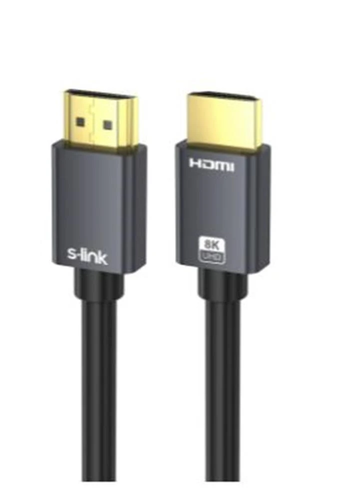 S-link SL-HM8K15 HDMI TO HDMI 1,5m v2.1 8K60 HZ 4K 120HZ Kablo