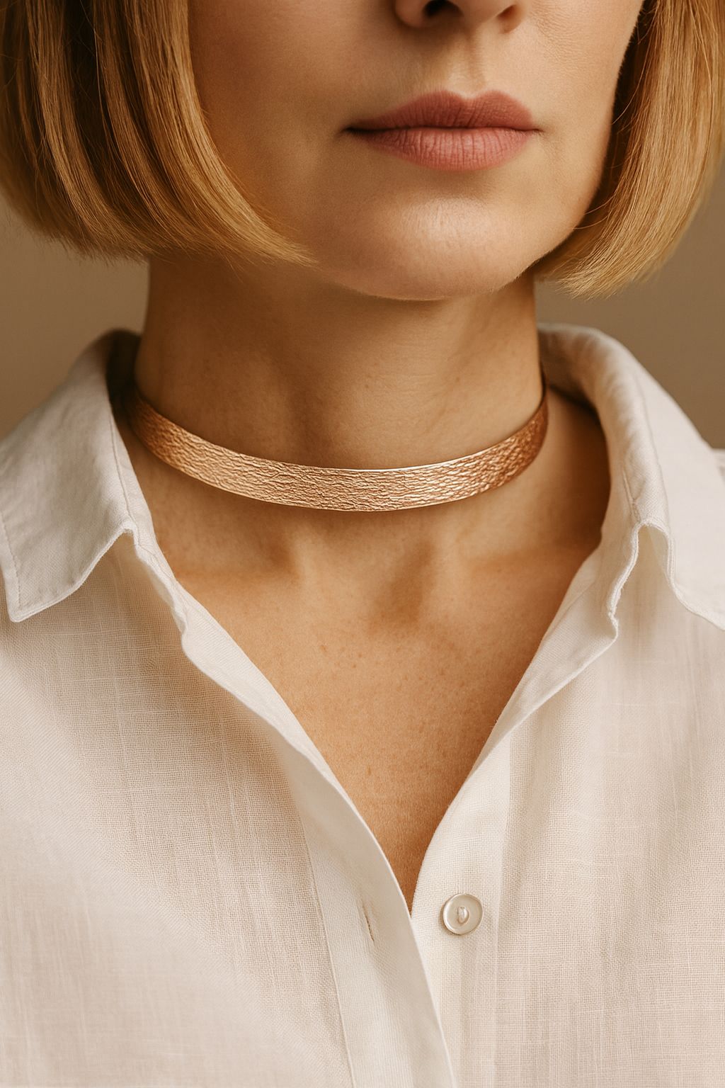 Altın Kaplama Pure Touch Choker