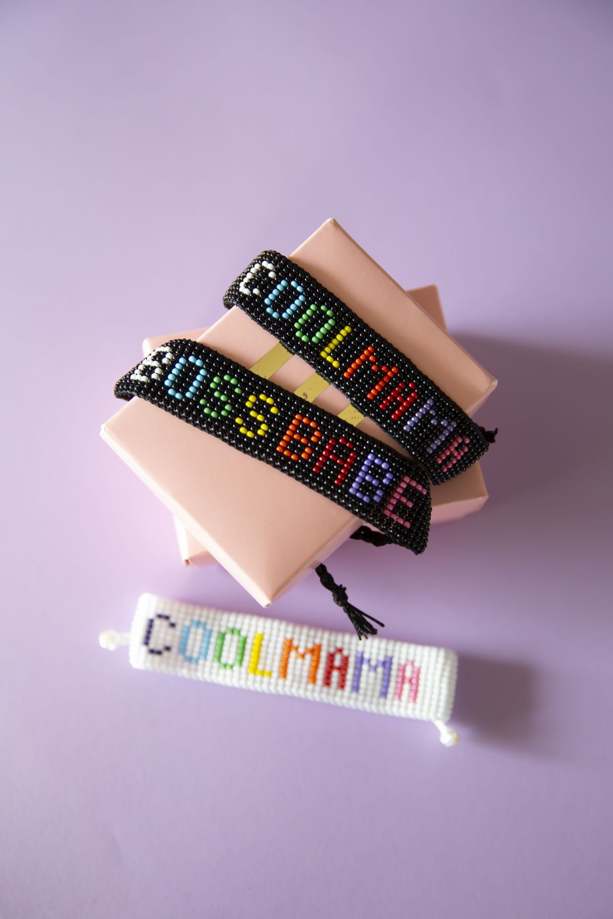 Boss Babe Siyah Bileklik