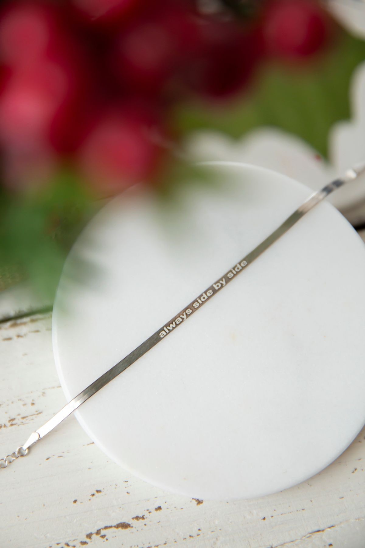 Gümüş Bileklik Always Side by side SILVER