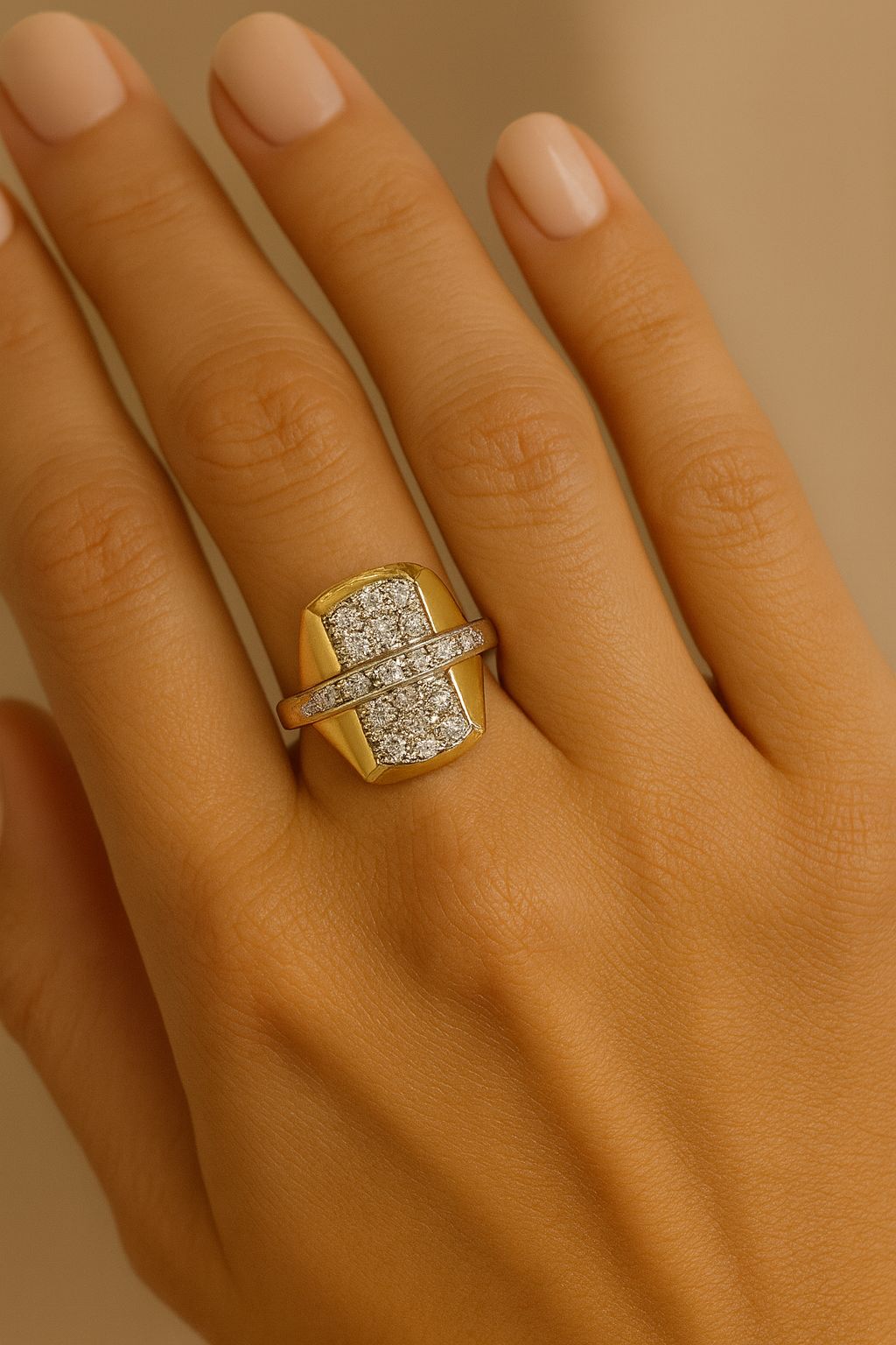 Gold Zirkon Natali Yüzük