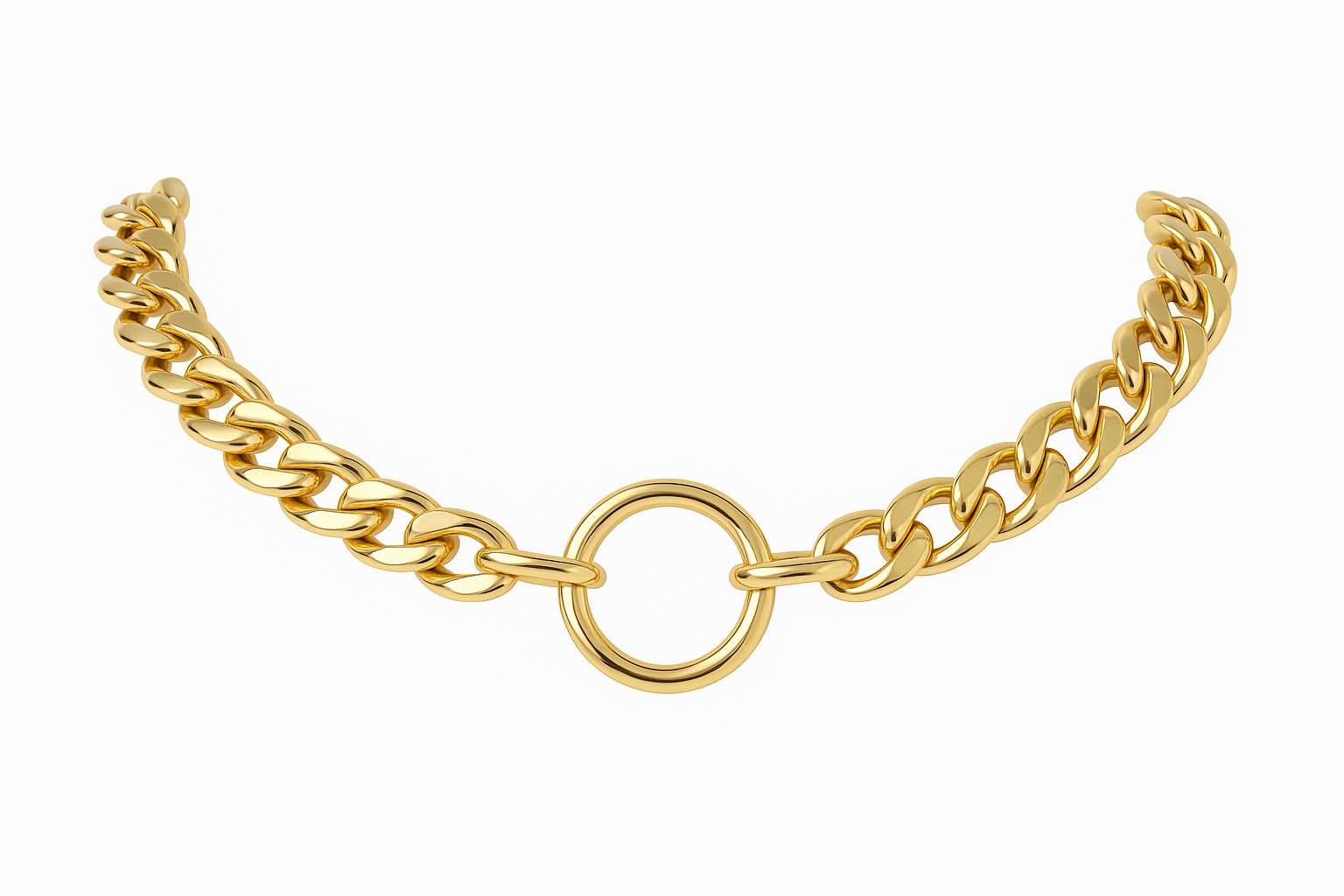 Altın Kaplama Glow Choker