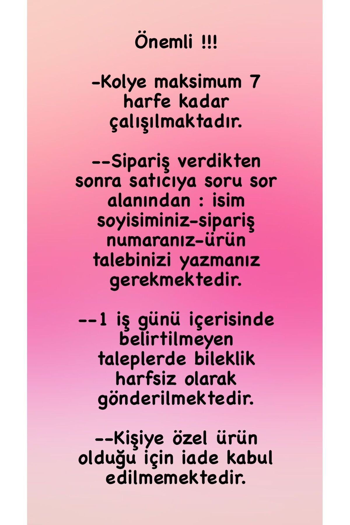 Kız Çocuk Isim Kolye