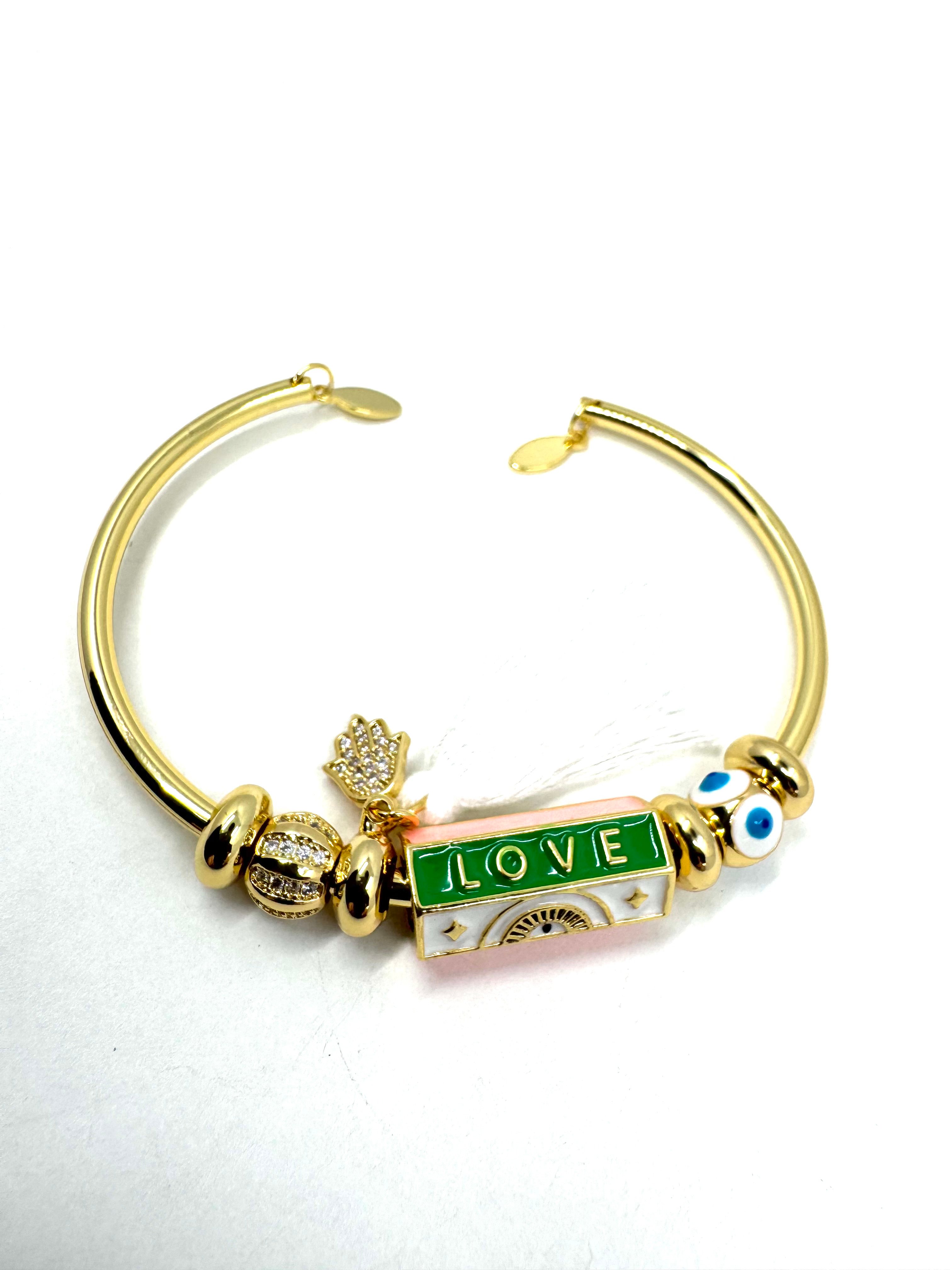 LOVE CHARM ÇELİK BİLEKLİK